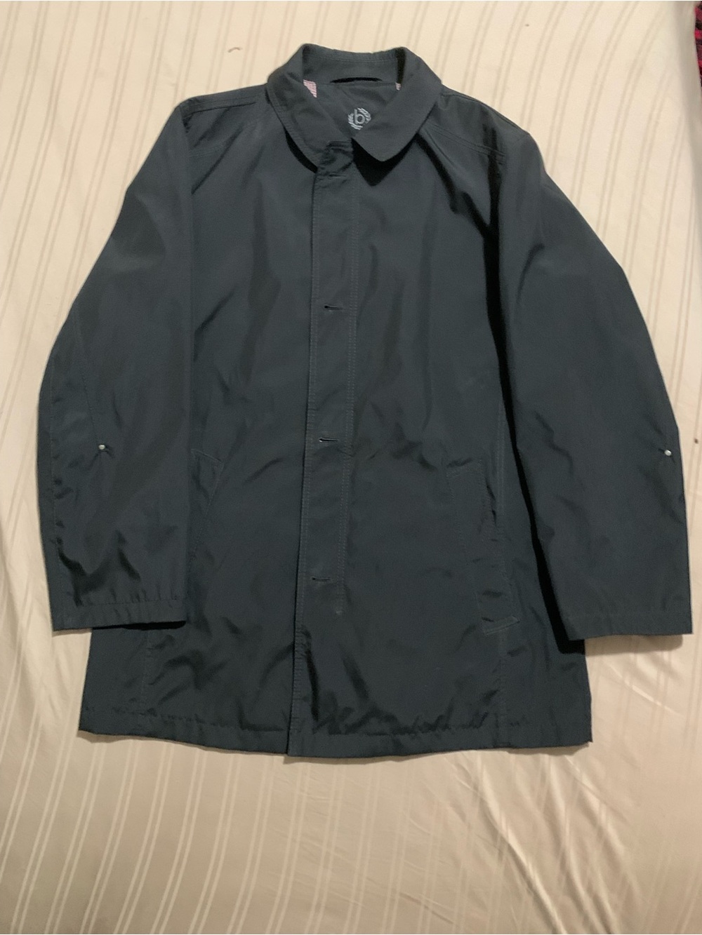 Bugatti Dark Blue Trench Coat